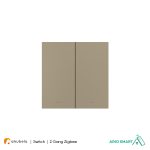Zigbee key switch 2 gang - تصویر 2