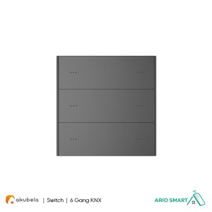 Akubala 6Buttons Sence Panel (KNX-Grey)