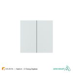 Zigbee key switch 2 gang