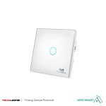 کلید تک پل هوشمند لمسی MCO HOME پروتکل Z-Wave - تصویر 4