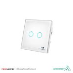 کلید دو پل لمسی MCO HOME ساده - تصویر 2