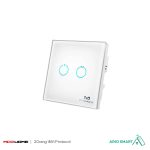 کلید دو پل هوشمند لمسی MCO Home پروتکل WiFi - تصویر 2