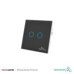 کلید دو پل لمسی هوشمند MCO HOME پروتکل Z-Wave - تصویر 4