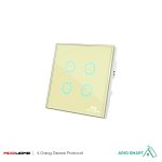 کلید چهار پل لمسی هوشمند MCO HOME پروتکل Z-Wave - تصویر 3