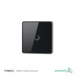 کلید تک پل Tuya مدل Concave - تصویر 2