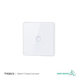 کلید تک پل Tuya مدل Concave