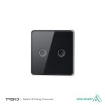 کلید دو پل  Tuya مدل Concave - تصویر 2