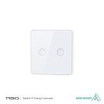 کلید دو پل  Tuya مدل Concave