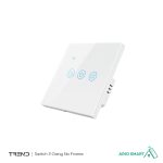 کلید سه پل Tuya  بدون فریم - تصویر 4