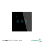 کلید سه پل Tuya  بدون فریم