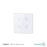 کلید چهار پل  Tuya مدل Concave