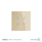 کلید چهار پل Tuya  بدون فریم - تصویر 6