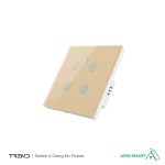 کلید چهار پل Tuya  بدون فریم - تصویر 5