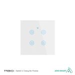 کلید چهار پل Tuya  بدون فریم - تصویر 4