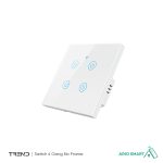 کلید چهار پل Tuya  بدون فریم - تصویر 3