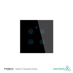 کلید چهار پل Tuya  بدون فریم